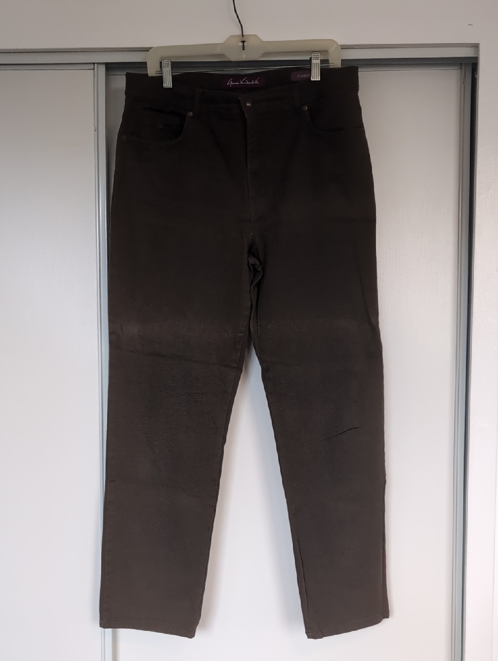 Gloria Vanderbilt Brown Straight Leg Jeans